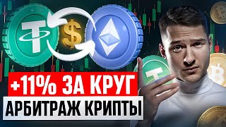 P2P Арбитраж дает 11 за круг  Арбитраж Криптовалюты ПОШАГОВО [upl. by Enilram643]