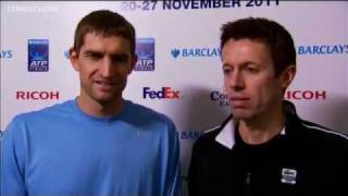 Mirnyi amp Nestor On Perfect Conclusion To 2011 [upl. by Ylellan247]