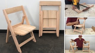 SILLA PLEGABLE DE MADERA PARA NIÑOS FACIL Y BONITO DE HACER  TUTORIAL DE CARPINTERÍA [upl. by Winfield]