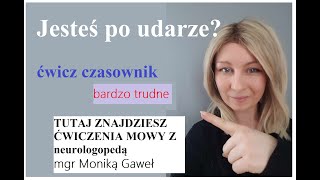 odmiana czasownika bardzo trudne udar afazja mowa [upl. by Kirit]