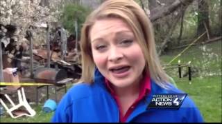 Tree falls on house sending Uniontown woman to hospital [upl. by Allerus]