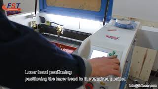 How to use FST4060ruida laser engraving machine [upl. by Babby]