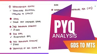 Previous Year Question  GDS TO MTS  Analysis  Short and Simple [upl. by Dasa79]