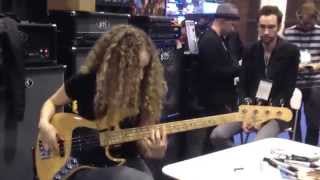 Tal wilkenfeld jamming at NAMM 2012 [upl. by Methuselah]