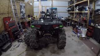 Custom Snorkel for Polaris Sportsman without Sacrificing storage [upl. by Jessalyn]