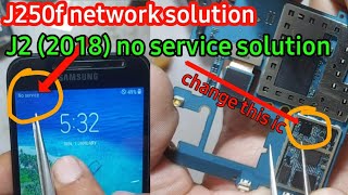 Samsung j250f no network no service solution  Samsung j2 2018 no service solution gautamfreetech [upl. by Waki]