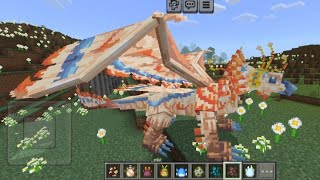 Dragon FIRE mod addon Minecraft PE [upl. by Ynnej418]