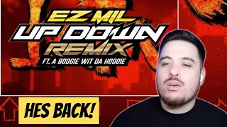 EZ Mil Feat A Boogie Wit Da Hoodie  Up Down Remix  Reaction  Better Than the Original [upl. by Enedan]