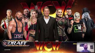 WWE 2K24 MyGM WCW Relaunch Challenge  Season 1 Ep 1 Draft  Hell in a Cell [upl. by Molloy]