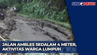 Tanah Bergerak Jalan di Sukabumi Ambles  Sindo Siang 0812 [upl. by Home]