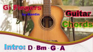 GI FINGERS  Kantin Lyrics with chords by Chuck [upl. by Charmain]