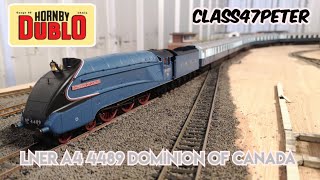 Hornby Dublo A4 Great Gathering LNER 4489 Dominion of Canada  Review and Running [upl. by Lorena360]