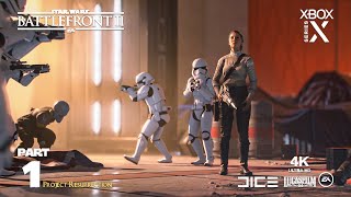 STAR WARS™ Battlefront™ II 2022 Resurrection Part 1 Gameplay Walkthrough XboxSeriesX 4K HDR [upl. by Eiggep]