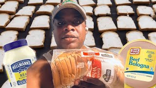 Bologna Light Bread Review OG Food [upl. by Oaks123]