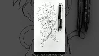 Goku Super Saiyajin 4  QUAL O PRÓXIMO 💭💭 drawing stickman art dragonball sketch [upl. by Lonergan]