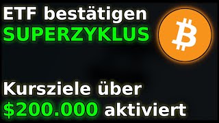 Bitcoin ETF in 5 Tagen Start für den SUPERZYKLUS  Kursziele weit über 100000 [upl. by Romain270]