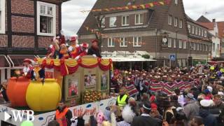 Großes Interesse am Rosenmontagsumzug in Rietberg [upl. by Lilly]