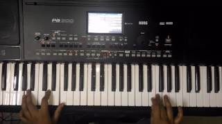 Aashiqui 2 instrumentalKORG PA 300 piano [upl. by Schlessel363]