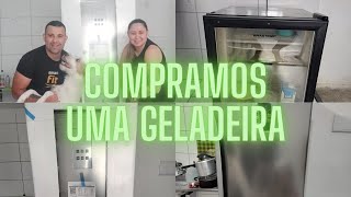 VLOG CHEGOU NOSSA GELADEIRA NOVA  compras geladeira shoppingvlog conquista vlog videonovo [upl. by Ennayram107]