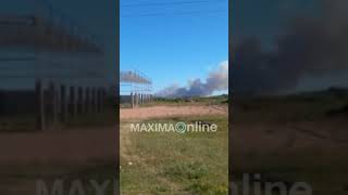 Incendio en Gualeguaychú Intervinieron cuatro dotaciones [upl. by Mosley]