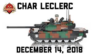 Char Leclerc  Main Battle Tank  Custom Military Lego [upl. by Annaehr]