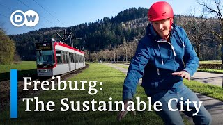 Freiburg — A Sustainable City Trip in Germany  Discover Freiburg by Bike and Longboard [upl. by Drahnreb]