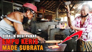 Proses Pembuatan Keris Pusaka  Tempa Lipatan oleh Made Subrata  Prapen Pande Kaba Kaba KERIS BALI [upl. by Yacano]