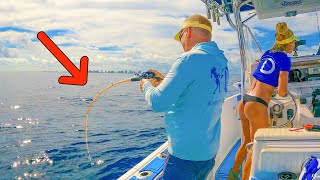 Using MICRO Jigs to Catch BIG Fish Florida Offshore Fishing [upl. by Ytrebil]