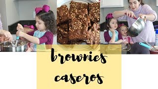 BROWNIES CASEROS FÁCILES Y RÁPIDOS ANDYampHOME [upl. by Meesaw510]