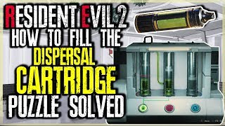 HOW TO FILL THE DISPERSAL CARTRIDGE GUIDE  RE2 RESIDENT EVIL 2 REMAKE [upl. by Shlomo395]