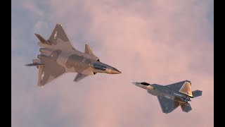 J20 VS F22 （Just for fun！） [upl. by Agnese544]