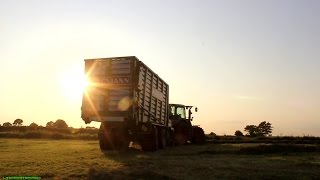 Grassilage mit Fendt 724 Vario und Bergmann Repex 29S [upl. by Desirea]