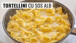 Masa e gata în 15 minute cu rețeta mea de tortellini cu sos alb ❤ [upl. by Etezzil]