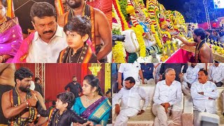 TALASANI SRINIVAS YADAV AYYAPPA SWAMY POOJA 2022  GRAND MAHA PADI POOJA  TALASANI SAI KIRAN YADAV [upl. by Misti]