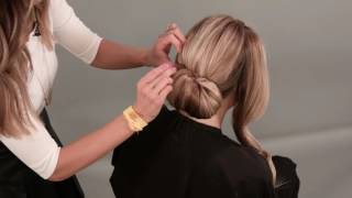 How to Do a Chignon Hairstyle [upl. by Lebana430]