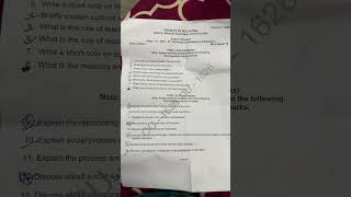 BEd question paper 2nd semester BEdSemester2SociologicalFoundationOfEducationOsmaniaUniversity [upl. by Zorana737]