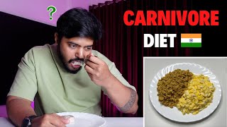 Indian tries quot Carnivore diet quot for a day  🇮🇳 [upl. by Macnair]