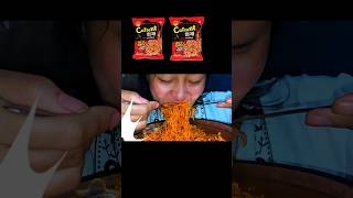 Spicy 😋😋 noodles  current noodle eating  gurung eating channel  mukbamg video [upl. by Wolliw294]