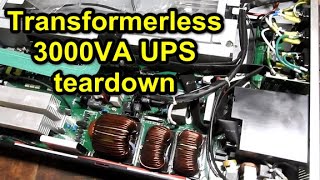 3KVA UPS teardown [upl. by Yenmor]