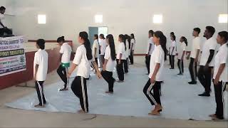 Yoga Practical Examination Part 1Gossaigaon College gossaigaoncollegegossaigaon yogaeducation [upl. by Mroz7]