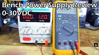 Bench Power Supply Full Review variable 030V amp 010A QWMS3010D [upl. by Kcir302]