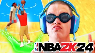 TROLLING USING SKETCHS IRL JUMPSHOT ON NBA 2K24 NEXT GEN [upl. by Amarillas]