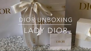 DIOR  UNBOXING OF A LADY DIOR [upl. by Romo]