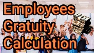 Gratuity Calculation in India [upl. by Ahtelahs]