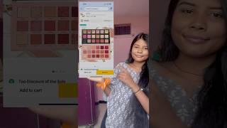 Minara eyeshadow palette 👀parcelunboxingvideo flipkart youtubeshorts [upl. by Blandina]