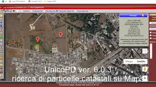 UnicoPD 603 Particelle da Google Maps [upl. by Nwahc354]