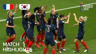 France v Korea Republic  FIFA Women’s World Cup France 2019  Match Highlights [upl. by Senhauser]