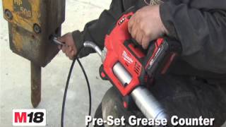 MILWAUKEE M18 2Speed Grease Gun  Bare Tool Model 264620 [upl. by Sharp]