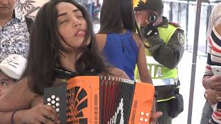 ACCORDION MUSIC MEXICAN ETNIC PLAYING MEXICAN MUSIC ACCORDION MEXICAN WOMEN MEXICAN GIRL [upl. by Assitruc]