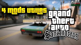 4 Mods ÚTILES para GTA SA en 2024 mejoran el juego [upl. by Hills]